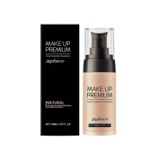 Zephoco Natural Color Clear Concealer Brightening Base Lotion Natural Long-Lasting Concealer Breathable Light Foundation