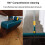Standing Broom Set with Ergonomic Long Handle Dustpan, Adjustable Pole for Indoor Kitchen and Garage 5