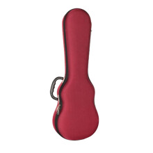 Red Concert Ukulele Case 23/24 Inch with Thick Velvet Padding and Adjustable Shoulder Strap