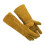 Double Layer Leather Welding Gloves Long Soft Heat Resistant 1
