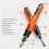 Variable Speed Electric Engraving Pen Wood Carving Tool-Orange 7