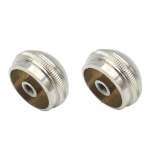 2pcs Copper Flute Headjoint Screw Caps Durable Metal Flute Accessories Easy Installation