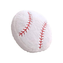 Baseball Pillow Soft Decorative Plush Sports Cushion Fluffy Football Throw Pillow for Home Decor
