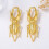 Boucles d'oreilles pendantes coccinelles-argent 5