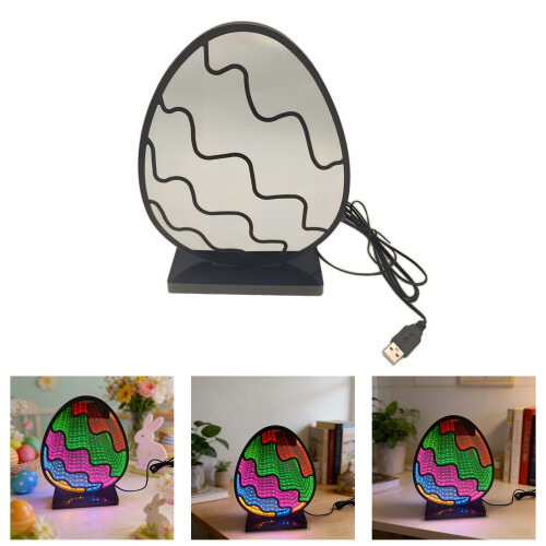 LED Tunnel Light Desktop Lamp Eggs Shape Atmospheres Light PVC 1
