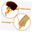 Adjustable Violin Shoulder Rest with Stable Spring Support and ScratchResistant Rubber Feet 3