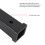 12 Inch Black Hitch Extender 5000 lbs 2in Receiver 2