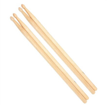 5A Maple Drumsticks 2 Pairs Durable Balanced Weight Wooden Drum Sticks for Jazz Practice and Performance