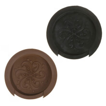 Guitar Soundhole Cover Feedback Reducer for 38/39/41/42 Inch Acoustic Guitar, 2pcs Non‑Slip Rubber