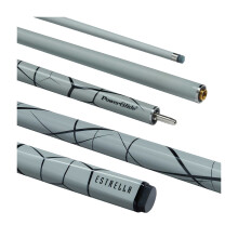 PowerGlide Estrella Leather Fibreglass 2 Piece Snooker Cue