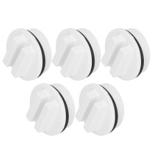1.5 Inch Threaded Pool Plugs 5PCS Set, Reusable Winterizing Plugs for Inground Pool Skimmer and Line
