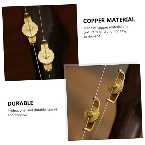 12pcs Copper Erhu Fine Tuners Set for Precise Pitch Control and Stable Tone Performance 1