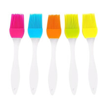 Heat Resistant Silicone Basting Brush for BBQ, Baking and Cooking – Non Stick Pastry Brush