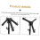 Adjustable Snare Drum Stand with Foldable Tripod Base, Multi‑Angle Positioning, Lightweight Black 3
