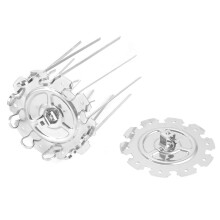 Stainless Steel Barbecue Skewers Set, Temperature Resistant Reusable Grilling Skewers for BBQ and Camping