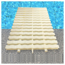 Stainless Steel Pool Drain Cover Grate 20x100CM 2PCS Anti‑Slip Durable Design for Outdoor Deck and Bathroom
