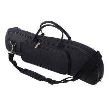 Lightweight Trumpet Gig Bag with Adjustable Shoulder Strap, Soft Padded Protective Travel Case