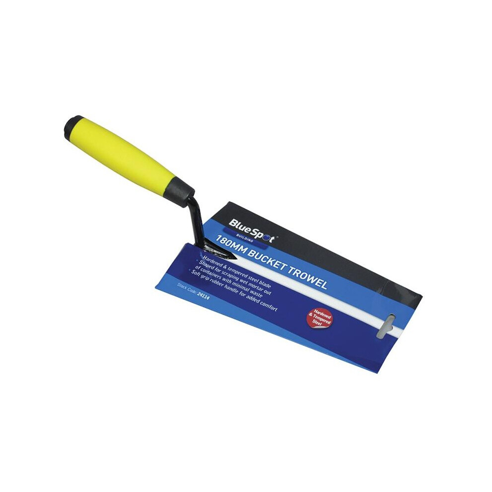 Bluespot Tools Soft Grip Bucket Trowel 180Mm (7In) 5063750427003