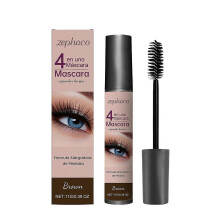 Zephoco Brown Mascara Naturally Curls And Shapes Eyelashes, Providing A Moisturizing, Smooth, Natural, Light And Color-Enhancing Eye Makeup