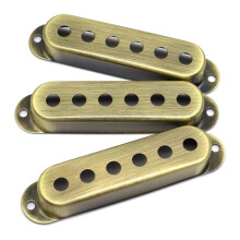 db-os, egyszínű hangszedő borítás, sárgaréz, 48 mm/50 mm/52 mm-es hangszerkiegészítők, kompatibilisek az ST SQ elektromos gitárral, bronz