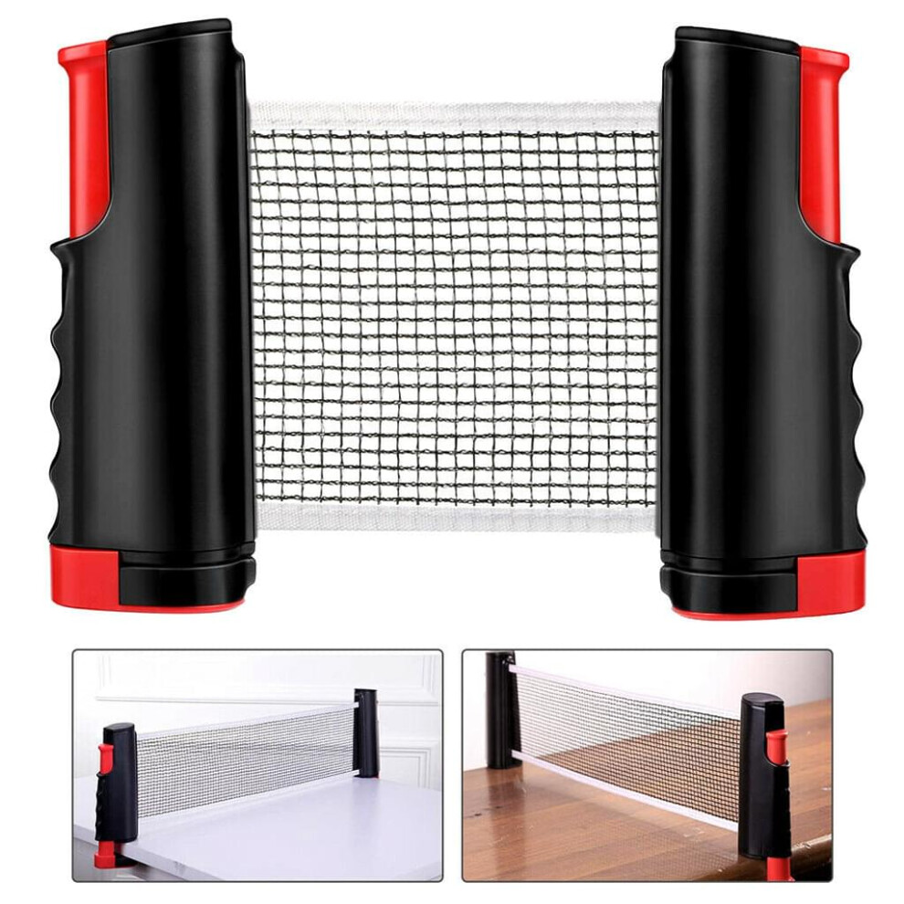 Ping Pong Paddles Included, Retractable Net Compatible With Anywhere Table Tennis, Convert Ordinary Tables Into Ping Pong Arenas, Weather-Pr 3564946405703