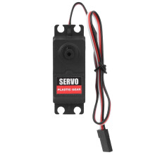 Servomotor à prova d'água com proteção contra sobrecarga, engrenagem de alumínio para estabilidade e operação silenciosa.