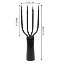 Holdbart, hærdet stålspyd, praktisk bæredesign, kompatibel med alsidig fiskeri.