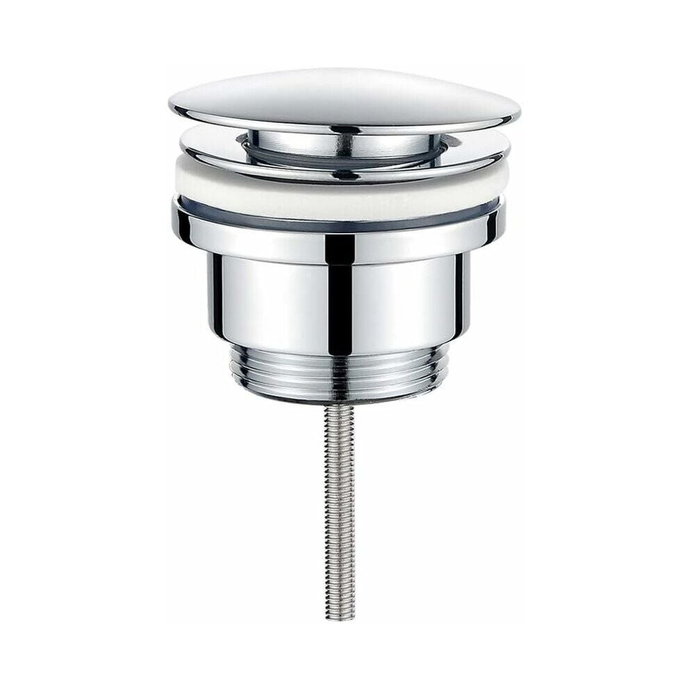 Push Button Drain Assembly Compatible With Bathroom Sinks, Anti-Oxidation Silicone Gaskets Ensure Seamless Installation, Corrosion-Resistant 3564946429358