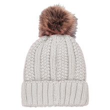 Cappello berretto da sci invernale in lana lavorata a maglia teschio