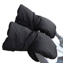 paar kinderwagenhandschoenen, universele handwarmers voor kinderwagens, vorstbestendige wanten voor kinderwagens, handschoenen voor winkelwa
