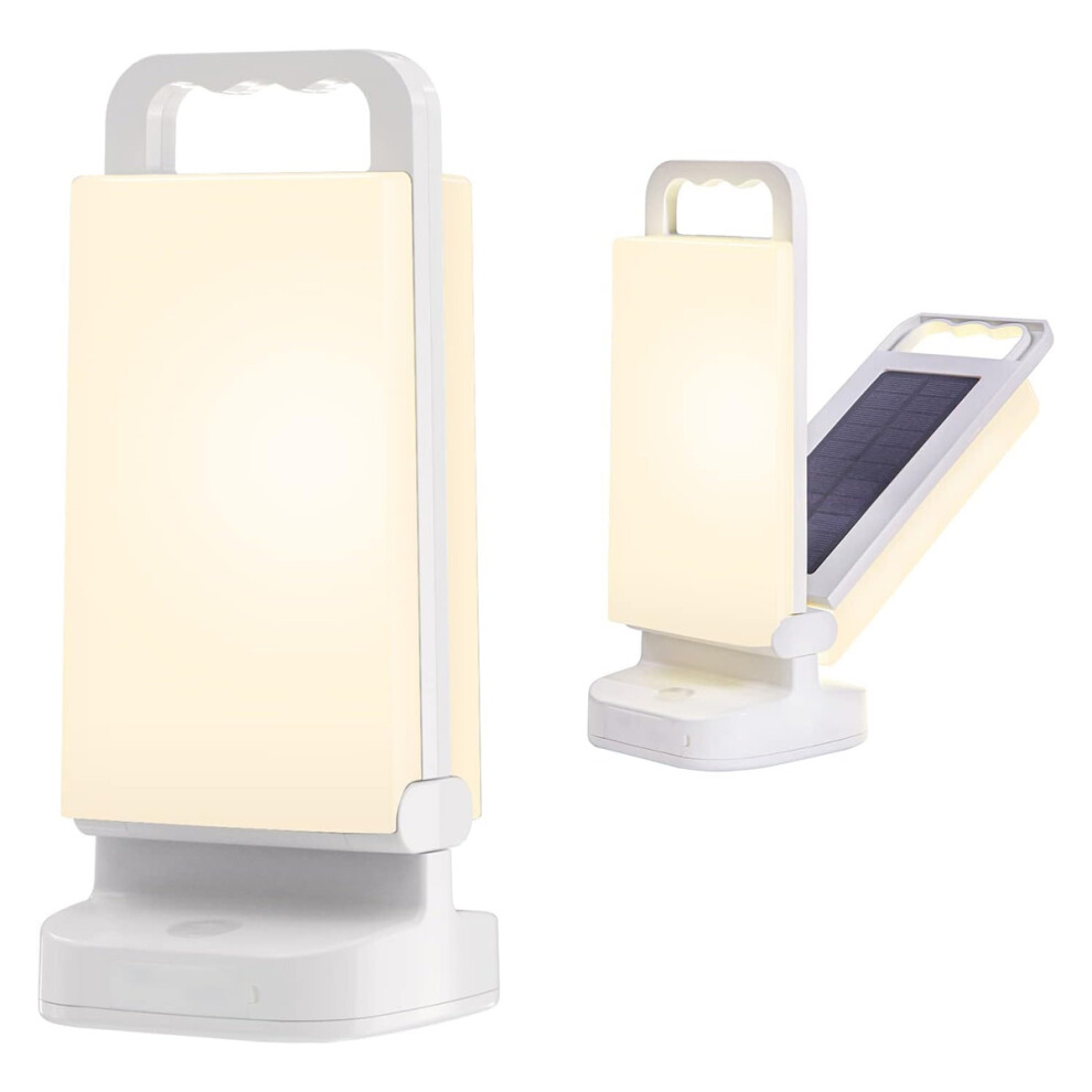 Led Camping Lamp Solar Camping Lanterns Dimmable Touch 4400 Mah Emergency Power Bank Ipx4 Waterproof Battery Lamp For Camping, Adventure, Fi 3545974751925