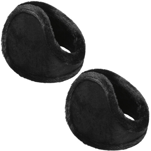 Lot de 2 cache-oreilles unisexes, cache-oreilles d'hiver, cache-oreilles thermiques