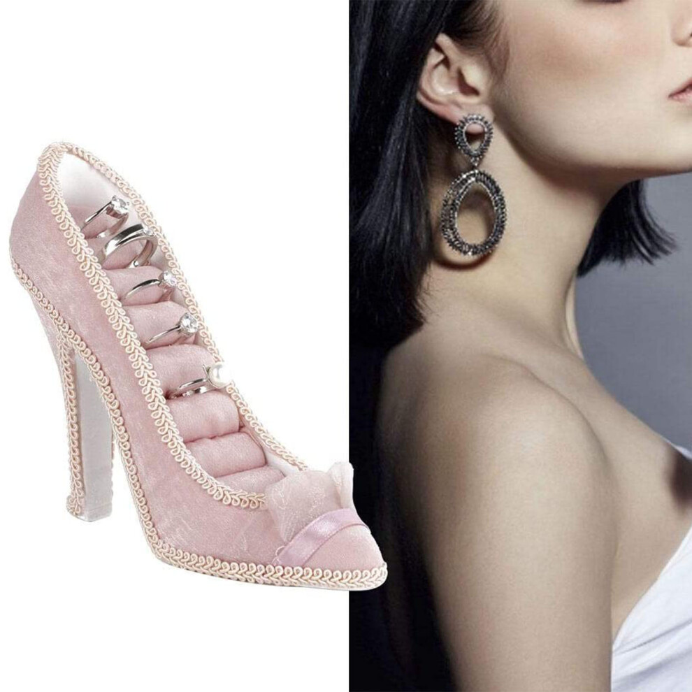 Sophisticated Ring Organizer, Jewelry Display With High Heeled Shoe Design Compatible With Exquisite Craftsmanship And Professional Jewelry 3564946408452