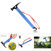 Exploration Companion: Aluminium Alloy Usa Hiking Camping Tent Stakes, Heavy Duty, Anodised Aluminium Handle, Digging Tool, Tent Stake Pulle