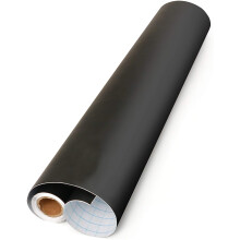 Tafelfolie schwarz, 200 cm Rolle – selbstklebend – 45 cm breit – Kreidetafel – zum Schreiben, Zeichnen, Malen und Setzen von Akzenten mi