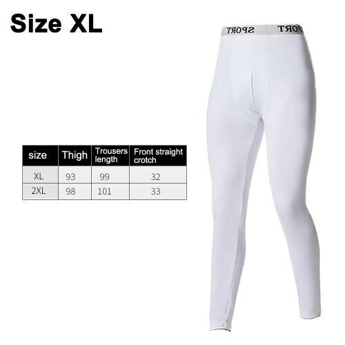 Calça térmica tradicional estilo "long joelheira" compatível com homens. 1