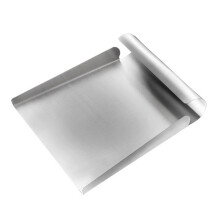 Vihanneskauha, monikäyttöinen keittiöapulainen, 15 cm, taikinalastia, kokin vihannestaksi ruostumattomasta teräksestä, keittiölastalla
