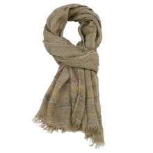 Écharpe en coton pour homme, automne-hiver, foulard basique