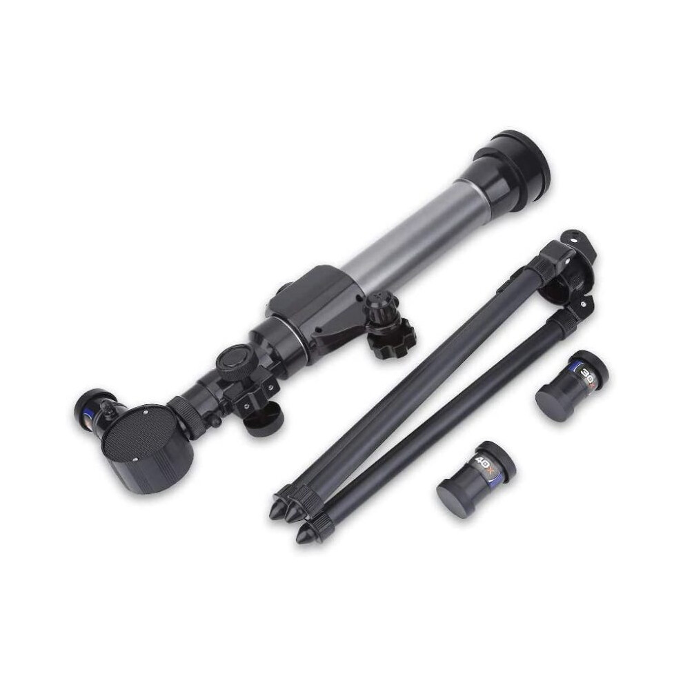 Refractor Telescope Compatible With Starters, Panhandle Mount With Interchangeable Huygens Eyepieces Offers Quick Setup, High-Quality Optics 3564946431009