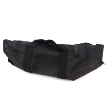 Feline Friend's Haven, sichere Katzenpflegetasche aus robustem, schwarzem Nylon für unübertroffene Langlebigkeit, atmungsaktives Netzgewebe mit