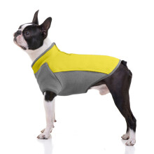 Stretchig hundfleeceväst, Haif Zip Pullover Fleece Hundtröja Vinterkappa, Varma Hundkläder Kläder Kompatibla med kallt väder