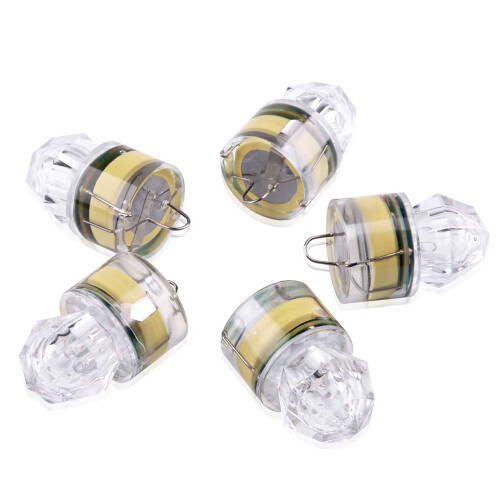 Δόλωμα με διαμάντια για ψάρεμα σε βάθος, ανθεκτικό, αδιάβροχο υποβρύχιο φως, συμβ