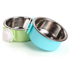 Pet Food Bowl Compatible with Cats, Easy To Install Stainless Steel Removable Pet Food Bowl, Cross Lock Design Prevent Sliding, Suitable Com