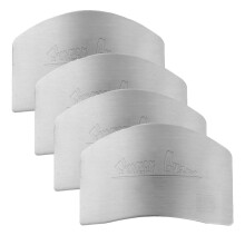 Fingerschutz zum Schneiden, rostfreier Edelstahl, ideal für Kochanfänger, um Verletzungen beim Schneiden und Würfeln zu vermeiden, verstellb