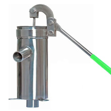 Manuell vattenpump i rostfritt stål, brunnsvattenpump för hushåll, manuell vattensuganordning, lämplig för hem och trädgård