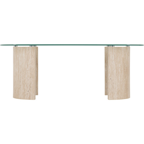 Seconique Modena Coffee Table - Clear Glass Effect 2