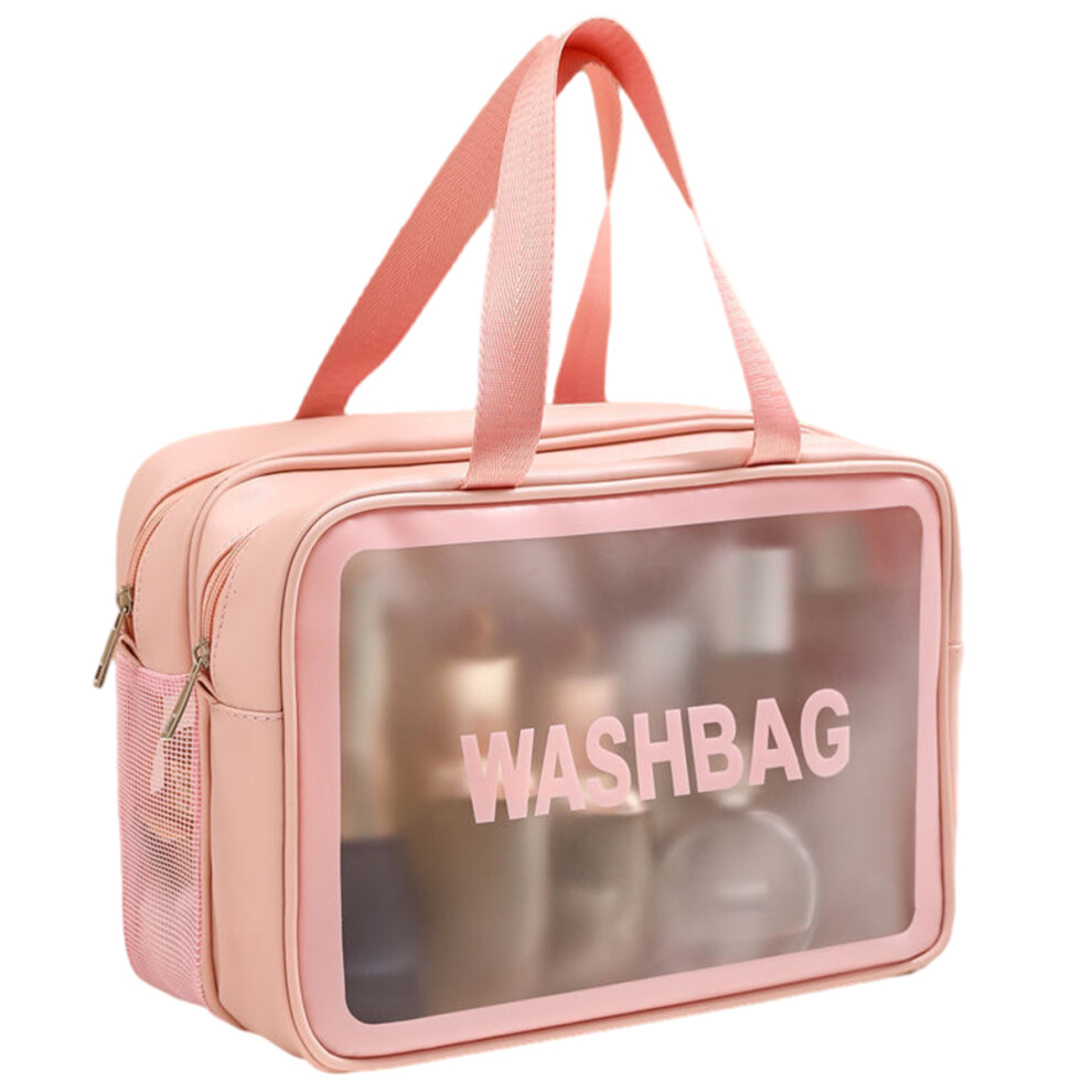 Clear Makeup Bag Pvc Waterproof Makeup Bag Large Clear Travel Toiletry Organizing Bag 3564946413043