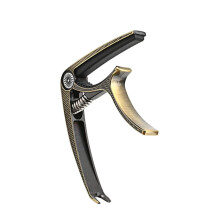Metal Guitar Capo with QuickRelease Design, Smooth OneHand Operation, Universal Silver Clamp for Acoustic and Electric Guitar