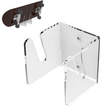 Vielseitige Skateboard-Vitrine, hervorragende Dekoration für Zuhause oder Büro, Skateboard-Wandhalterung, Skateboard-Display aus transparent