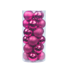 24 stuks onbreekbare kerstballen van 6 cm, geschikt voor kerstboom, bruiloft, verjaardagsfeestdecoratie.